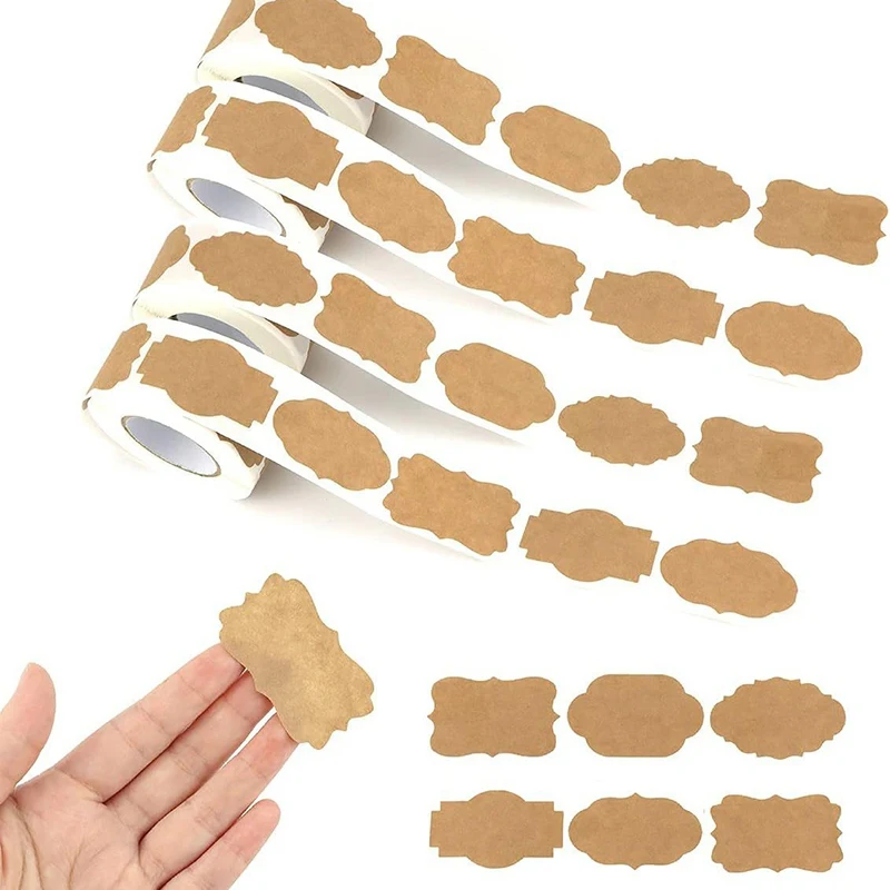 Food Storage Labels - Samoprzylepne etykiety Naklejki na słoiki z