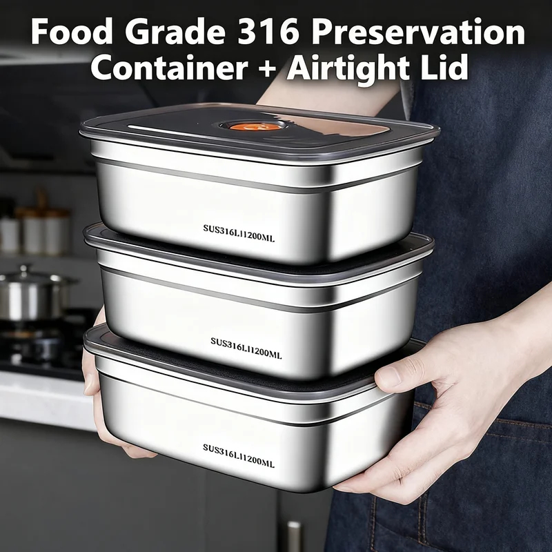 Food Storage Oven Safe - Pojemny, szczelny pojemnik na żywność ze