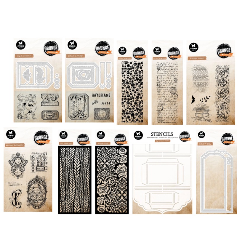Food Storage Labels - Etui na etykiety Grunge Collection Vintage