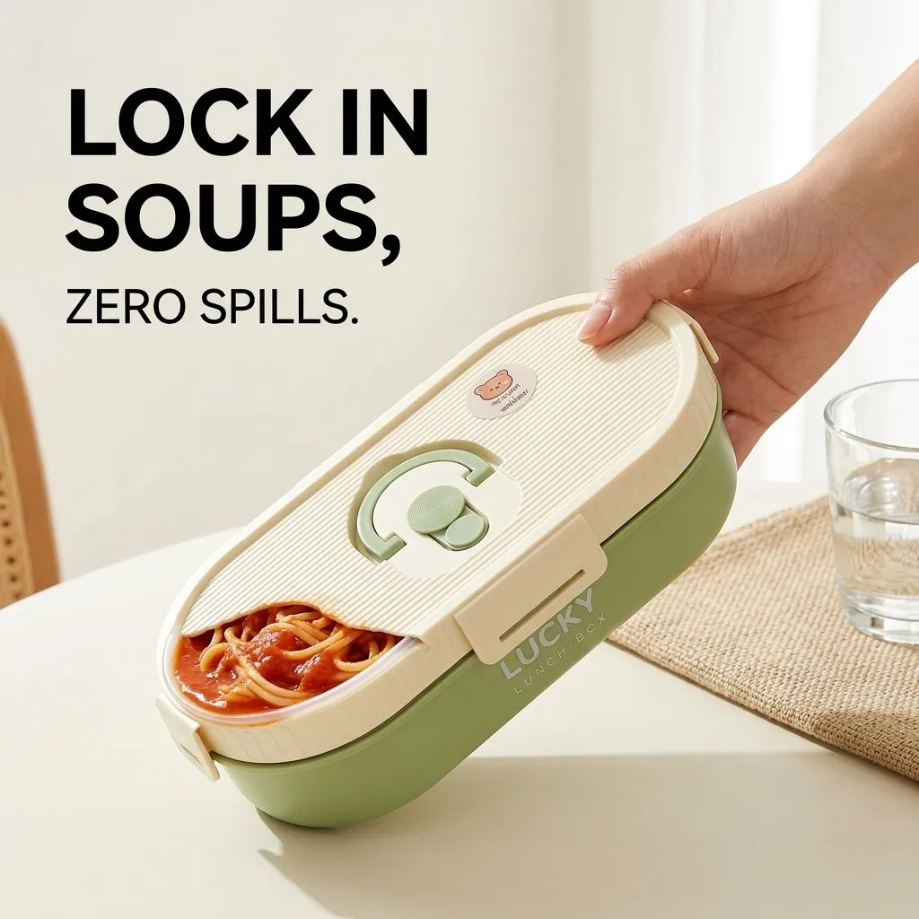 Termiczny pojemnik na lunch z  – Food Storage With Dividers recenzja i cena