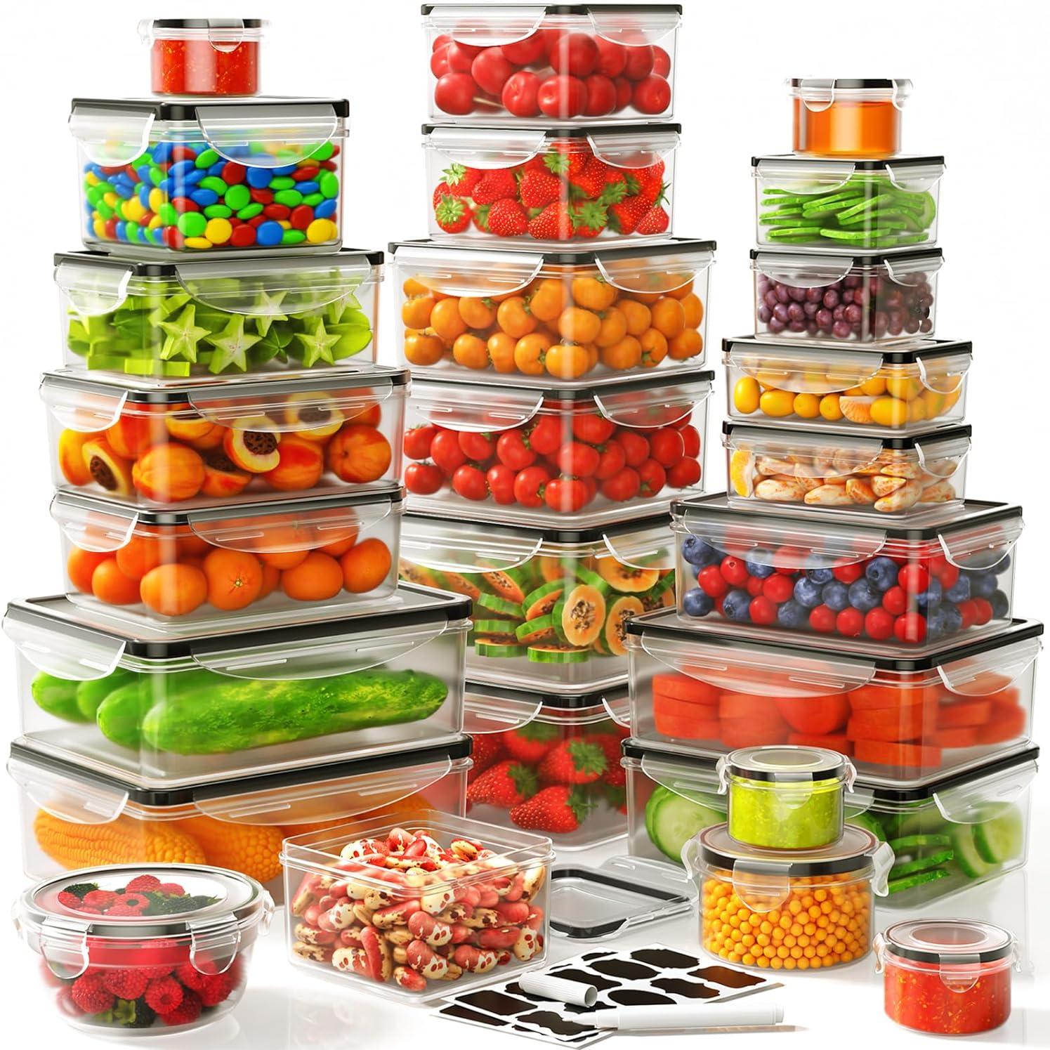 Zestaw 40 sztuk szczelnych poj – Food Storage Labels recenzja i cena