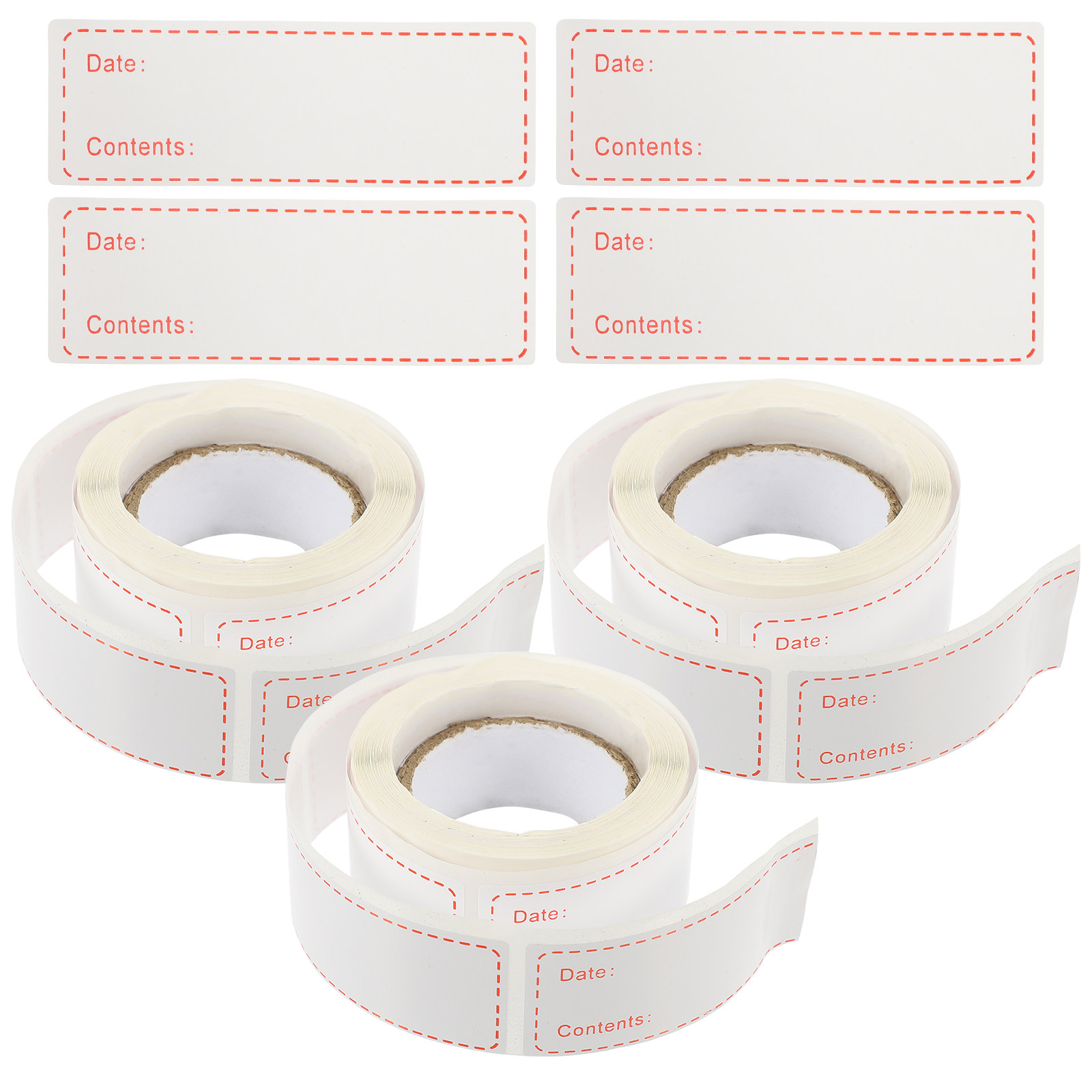 3 rolki naklejek do etykietowa – Food Storage Labels recenzja i cena