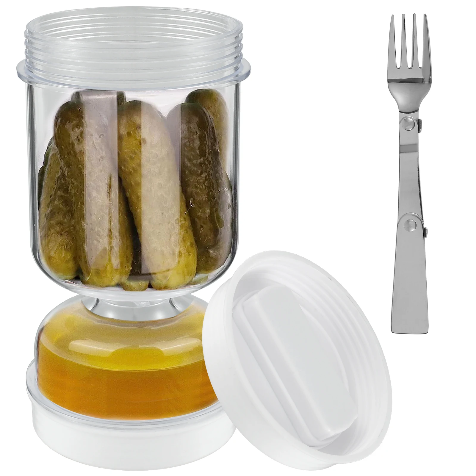 Słoik na ogórzki z widelcem Do – Food Storage With Dividers recenzja i cena