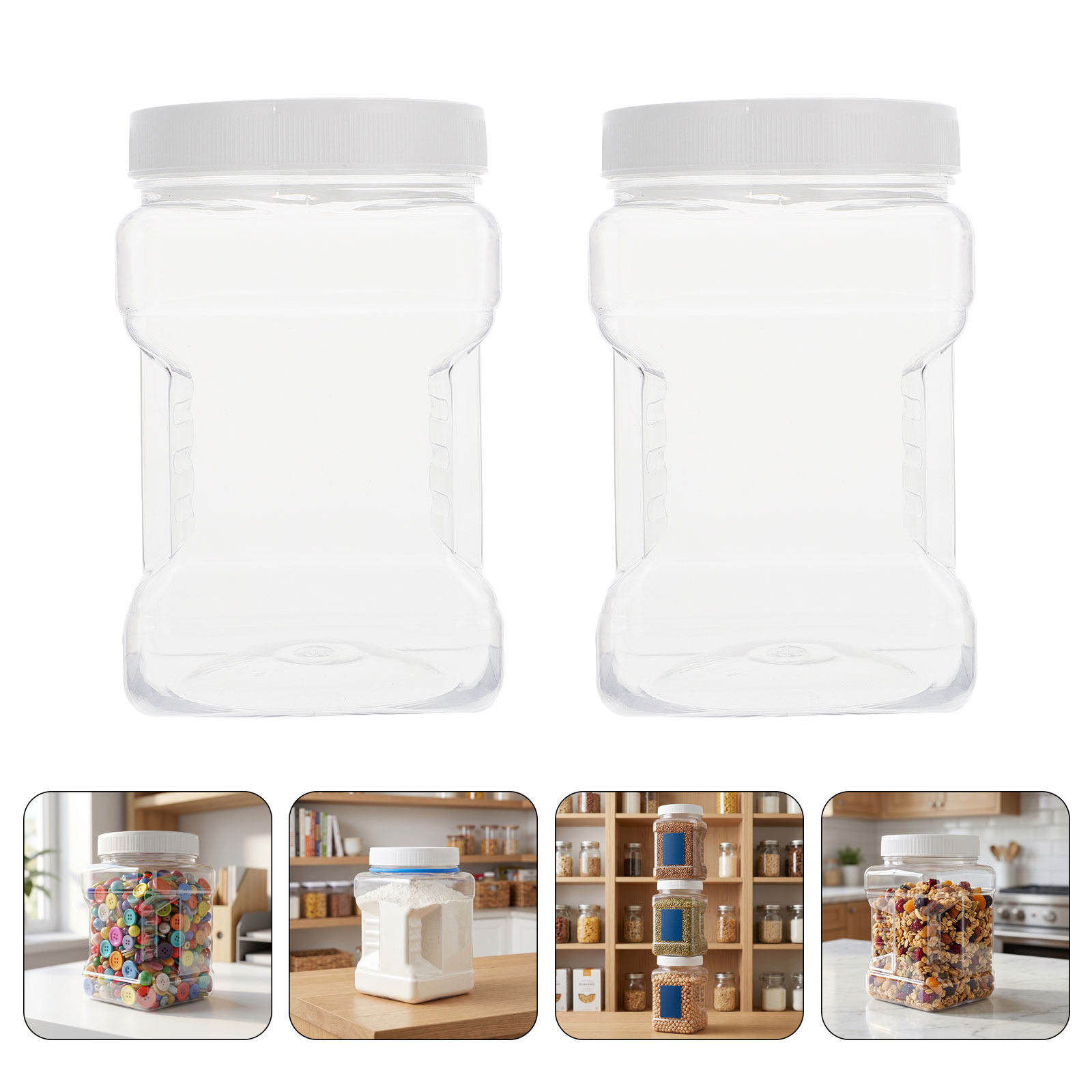 6 sztuk przezroczystych pojemn – Food Storage Containers recenzja i cena