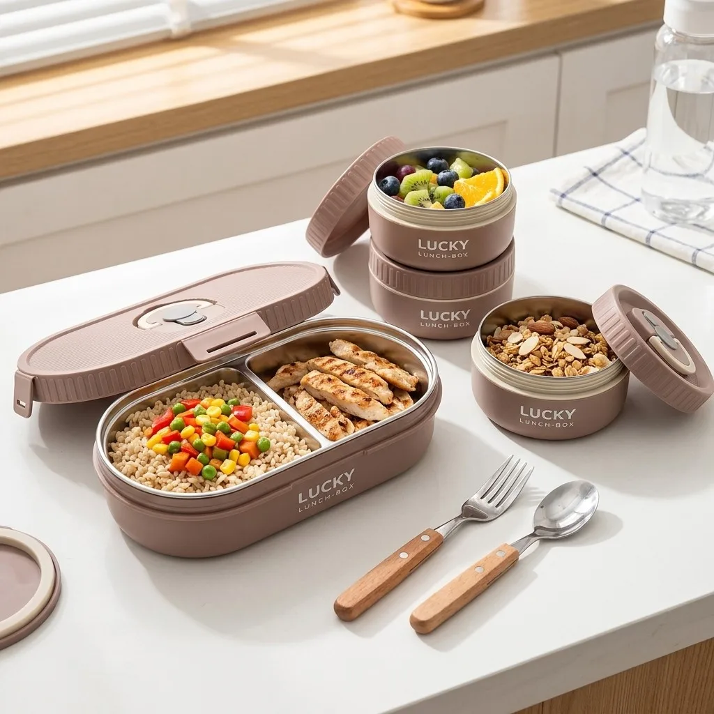 Zestaw termicznych pojemników  – Food Storage With Dividers recenzja i cena