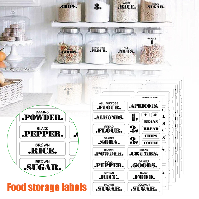 132 sztuk do kuchni do jedzeni – Food Storage Labels recenzja i cena